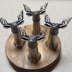 Jagermeister Deer Head Shot Glasses set of 4
